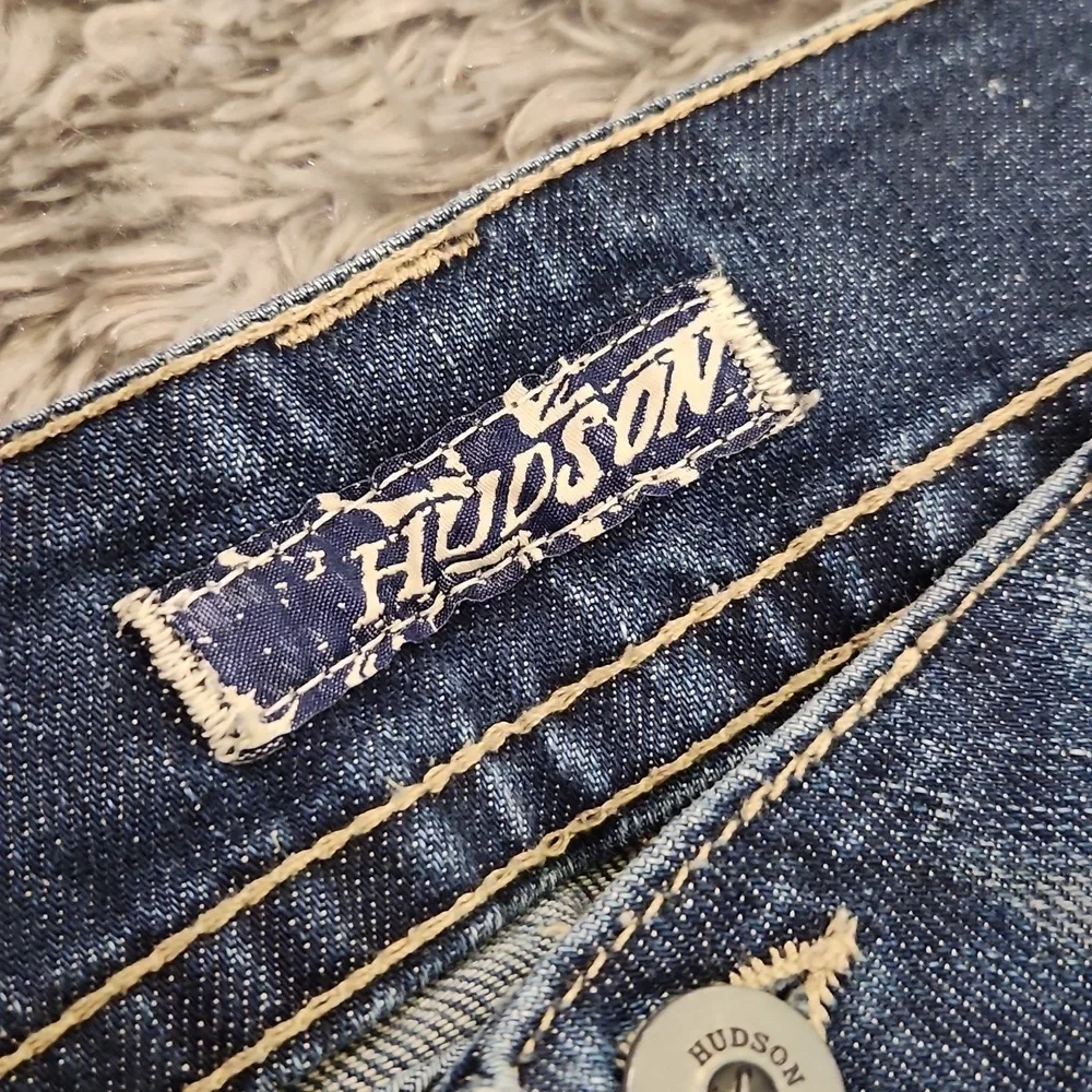 Hudson Jeans Blue Denim Bermudas Size 32!